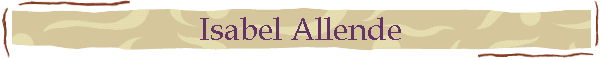 Isabel Allende