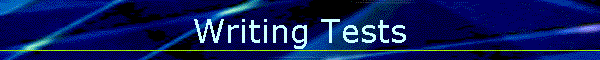 Writing Tests
